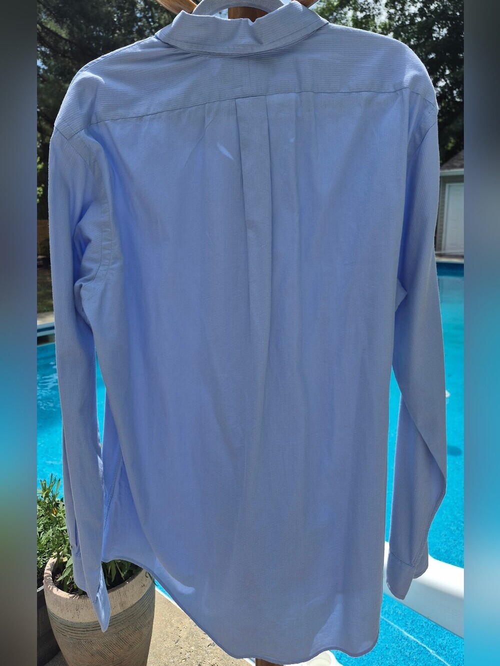 Light Blue Ralph Lauren custom fit Button-down Size XL - Picture 2 of 7